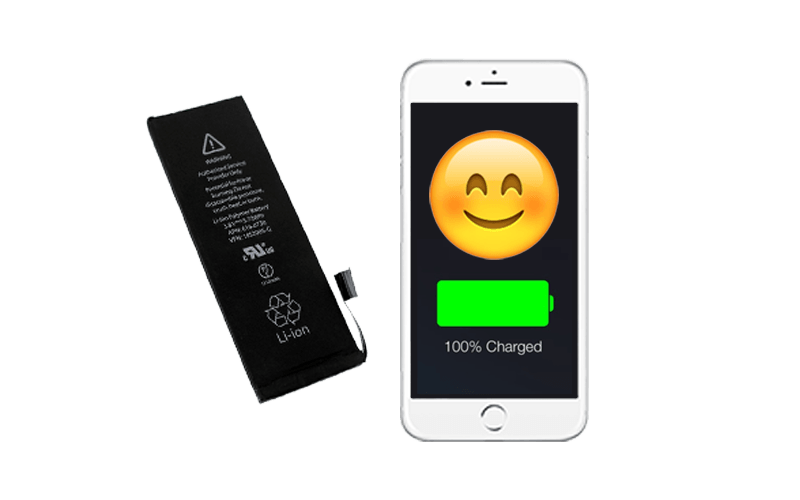 A Phone and Replacement Battery